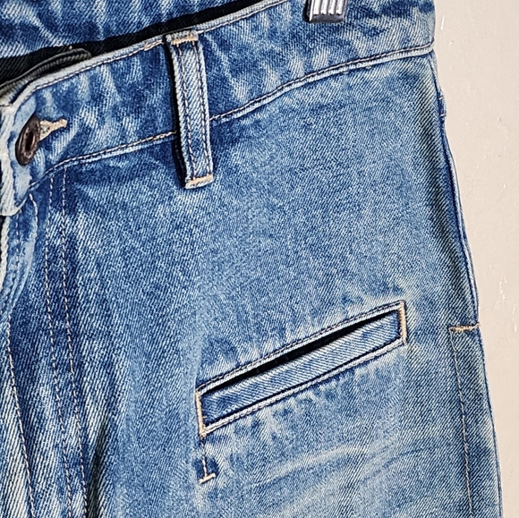 Fax Copy Express Classic Blue Women's Jeans - Picture 3 of 7